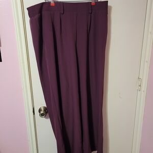 torrid Deep Plum Straight Leg Pants Size 2